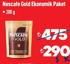 NESCAFE GOLD KAHVE EKONOMİK PAKET 200 G